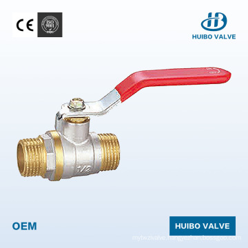 Male Thread Brass Ball Valve 1/2′′-1′′ Inch with Ce Certificate